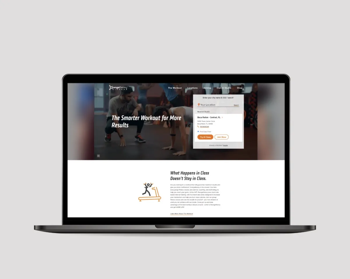 Orange Theory Fitness &mdash; screen 3